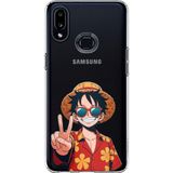 Techtree Samsung Galaxy A10S Uyumlu Monkey D. Luffy Tasarımlı Baskılı Silikon Kılıf