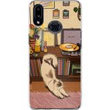 Techtree Samsung Galaxy A10S Uyumlu Nostaljik Köpek Tasarımlı Baskılı Silikon Kılıf