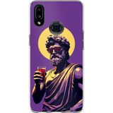 Techtree Samsung Galaxy A10S Uyumlu Olimpos'tan Bir Yudum Mutluluk Baskılı Silikon Kılıf