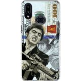 Techtree Samsung Galaxy A10S Uyumlu Scarface Dolar Tasarımlı Baskılı Silikon Kılıf