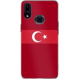 Techtree Samsung Galaxy A10S Uyumlu Türk Milli Takım Kırmızı Forma Baskılı Silikon Kılıf