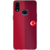 Techtree Samsung Galaxy A10S Uyumlu Türk Milli Takım Parçalı Forma Baskılı Silikon Kılıf