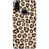 Techtree Samsung Galaxy A10S Uyumlu Vahşi Zarafet Leopar Desenli Baskılı Silikon Kılıf
