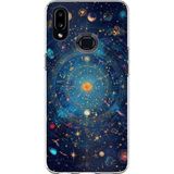 Techtree Samsung Galaxy A10S Uyumlu Yıldız Atlası Kozmik Rehber Baskılı Silikon Kılıf