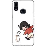 Techtree Samsung Galaxy A10s Uyumlu Zorla Çekiştirilen Sevgili - Çift Kombini Baskılı Silikon Kılıf
