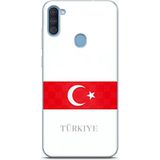 Techtree Samsung Galaxy A11-M11 Uyumlu Türk Milli Takım Forma Baskılı Silikon Kılıf