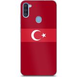 Techtree Samsung Galaxy A11-M11 Uyumlu Türk Milli Takım Kırmızı Forma Baskılı Silikon Kılıf