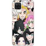 Techtree Samsung Galaxy A12-M12 Uyumlu Demon Slayer Manga Baskılı Silikon Kılıf