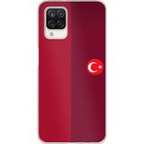 Techtree Samsung Galaxy A12-M12 Uyumlu Türk Milli Takım Parçalı Forma Baskılı Silikon Kılıf