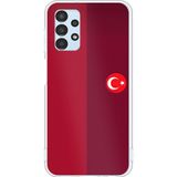 Techtree Samsung Galaxy A13 Uyumlu Türk Milli Takım Parçalı Forma Baskılı Silikon Kılıf