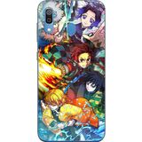 Techtree Samsung Galaxy A20-A30 Uyumlu Demon Slayer Efsanesi:iblis Avcıları Baskılı Silikon Kılıf