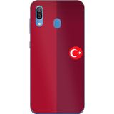 Techtree Samsung Galaxy A20-A30 Uyumlu Türk Milli Takım Parçalı Forma Baskılı Silikon Kılıf