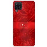 Techtree Samsung Galaxy A22-M22-M32 Uyumlu Türk Milli Takım Desenli Forma Baskılı Silikon Kılıf