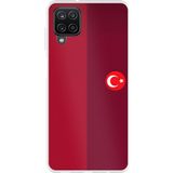 Techtree Samsung Galaxy A22-M22-M32 Uyumlu Türk Milli Takım Parçalı Forma Baskılı Silikon Kılıf