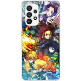 Techtree Samsung Galaxy A23 Uyumlu Demon Slayer Efsanesi:iblis Avcıları Baskılı Silikon Kılıf