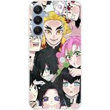 Techtree Samsung Galaxy A25 Uyumlu Demon Slayer Manga Baskılı Silikon Kılıf