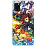 Techtree Samsung Galaxy A31 Uyumlu Demon Slayer Efsanesi:İblis Avcıları Baskılı Silikon Kılıf