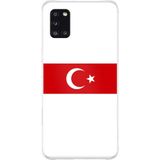 Techtree Samsung Galaxy A31 Uyumlu Türk Milli Takım Beyaz Forma Baskılı Silikon Kılıf