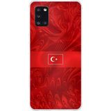 Techtree Samsung Galaxy A31 Uyumlu Türk Milli Takım Desenli Forma Baskılı Silikon Kılıf