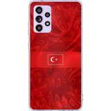 Techtree Samsung Galaxy A32 Uyumlu Türk Milli Takım Desenli Forma Baskılı Silikon Kılıf