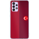 Techtree Samsung Galaxy A32 Uyumlu Türk Milli Takım Parçalı Forma Baskılı Silikon Kılıf