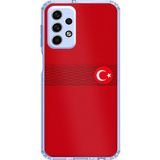 Techtree Samsung Galaxy A33 Uyumlu Türk Milli Takım Izgara Desenli Forma Baskılı Silikon Kılıf