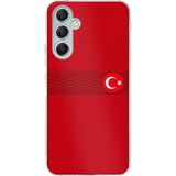 Techtree Samsung Galaxy A34 Uyumlu Türk Milli Takım Izgara Desenli Forma Baskılı Silikon Kılıf