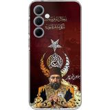 Techtree Samsung Galaxy A35 Uyumlu Abdülhamid Han Baskılı Silikon Kılıf