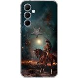 Techtree Samsung Galaxy A35 Uyumlu Atatürk At Üstünde Zafer Baskılı Silikon Kılıf