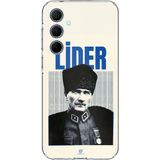 Techtree Samsung Galaxy A35 Uyumlu Atatürk Lider Baskılı Silikon Kılıf