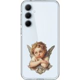 Techtree Samsung Galaxy A35 Uyumlu Cupid's Dream (Eros’un Rüyası) Baskılı Silikon Kılıf