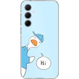 Techtree Samsung Galaxy A35 Uyumlu Merhaba Ördek Baskılı Silikon Kılıf