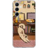 Techtree Samsung Galaxy A35 Uyumlu Nostaljik Köpek Tasarımlı Baskılı Silikon Kılıf