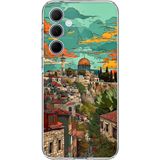 Techtree Samsung Galaxy A35 Uyumlu Özgür Filistin Ve Kubbetüs Sahra Baskılı Silikon Kılıf