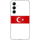 Techtree Samsung Galaxy A35 Uyumlu Türk Milli Takım Beyaz Forma Baskılı Silikon Kılıf