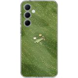 Techtree Samsung Galaxy A35 Uyumlu Zamanı Durduran Yeşil Papatya Düşleri Baskılı Silikon Kılıf