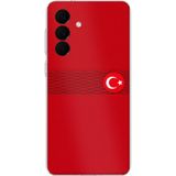 Techtree Samsung Galaxy A37 Uyumlu Türk Milli Takım Izgara Desenli Forma Baskılı Silikon Kılıf