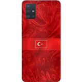 Techtree Samsung Galaxy A51 Uyumlu Türk Milli Takım Desenli Forma Baskılı Silikon Kılıf