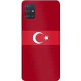 Techtree Samsung Galaxy A51 Uyumlu Türk Milli Takım Kırmızı Forma Baskılı Silikon Kılıf