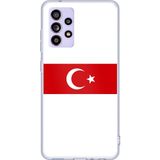 Techtree Samsung Galaxy A52-A52S Uyumlu Türk Milli Takım Beyaz Forma Baskılı Silikon Kılıf