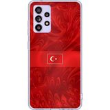 Techtree Samsung Galaxy A52-A52S Uyumlu Türk Milli Takım Desenli Forma Baskılı Silikon Kılıf