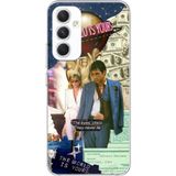 Techtree Samsung Galaxy A54 Uyumlu Elvira Hancock & Tony Montana Tasarımlı Baskılı Silikon Kılıf