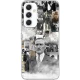 Techtree Samsung Galaxy A54 Uyumlu Mustafa Kemal Atatürk Kolaj Baskılı Silikon Kılıf
