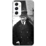 Techtree Samsung Galaxy A54 Uyumlu Mustafa Kemal Atatürk Portre Baskılı Silikon Kılıf