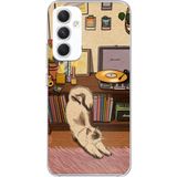 Techtree Samsung Galaxy A54 Uyumlu Nostaljik Köpek Tasarımlı Baskılı Silikon Kılıf