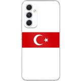 Techtree Samsung Galaxy A54 Uyumlu Türk Milli Takım Beyaz Forma Baskılı Silikon Kılıf