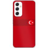 Techtree Samsung Galaxy A54 Uyumlu Türk Milli Takım Izgara Desenli Forma Baskılı Silikon Kılıf