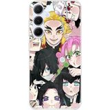 Techtree Samsung Galaxy A55 Uyumlu Demon Slayer Manga Baskılı Silikon Kılıf