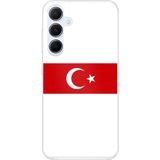 Techtree Samsung Galaxy A55 Uyumlu Türk Milli Takım Beyaz Forma Baskılı Silikon Kılıf