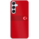 Techtree Samsung Galaxy A55 Uyumlu Türk Milli Takım Izgara Desenli Forma Baskılı Silikon Kılıf